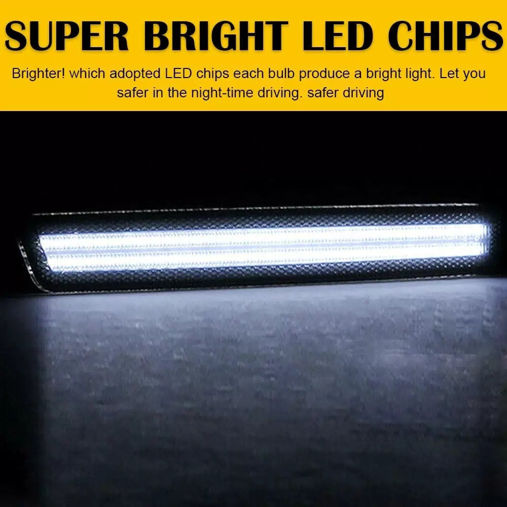 For 15-22 Dodge Challenger White LED Front Bumper Side Light Marker Lamp 2PCS 6B93BC-57 [4]