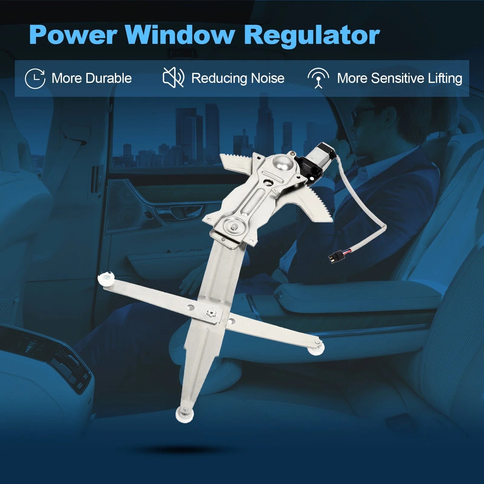 For 1993-2002 Chevy Camaro Front Right Power Window Regulator With Motor KOEEP [1]