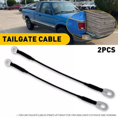 For 1994-2004 Chevrolet S10 GMC Sonoma Rear Tailgate Cable Set of 2pcs 15726085 6B93BC-57 [1]