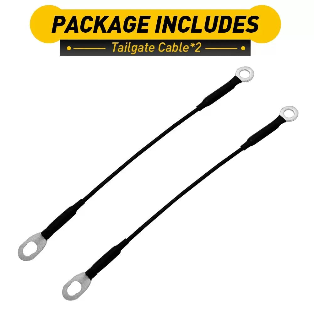 For 1994-2004 Chevrolet S10 GMC Sonoma Rear Tailgate Cable Set of 2pcs 15726085 6B93BC-57 [5]