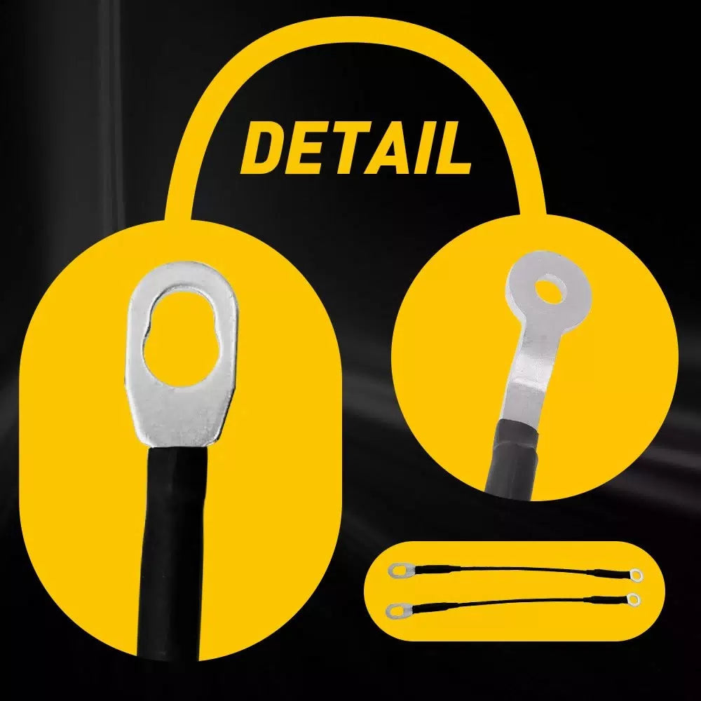 For 1994-2004 Chevrolet S10 GMC Sonoma Rear Tailgate Cable Set of 2pcs 15726085 6B93BC-57 [8]