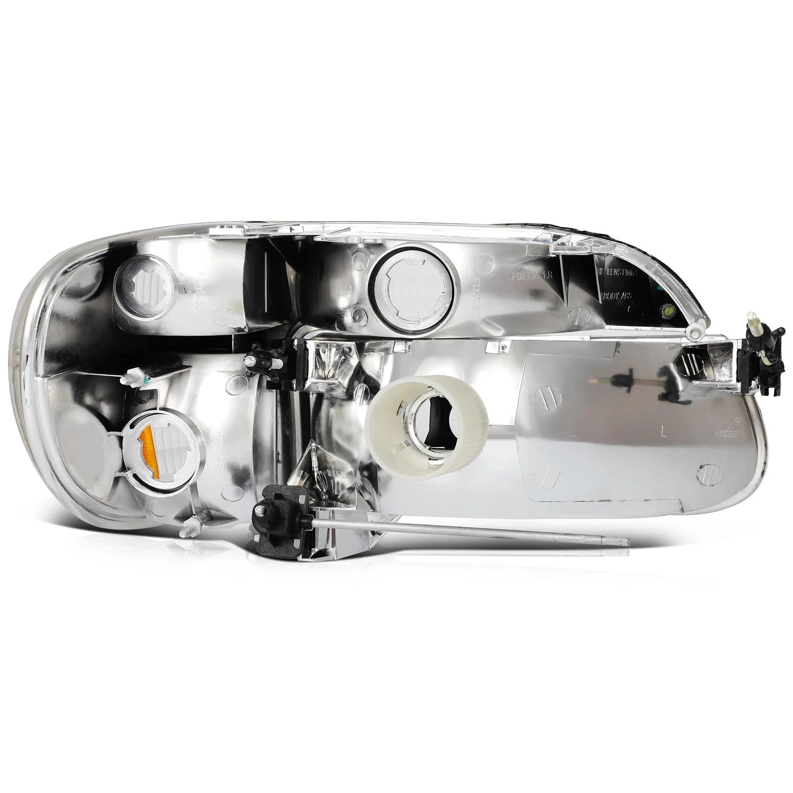 For 1995-2001 Ford Explorer 1997 Mercury Mountaineer Headlights Assembly L+R KOEEP [7]