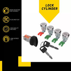 For 1997-2020 Econoline Ford Van Door Lock Cylinder Ignition with Switch Keys [1]