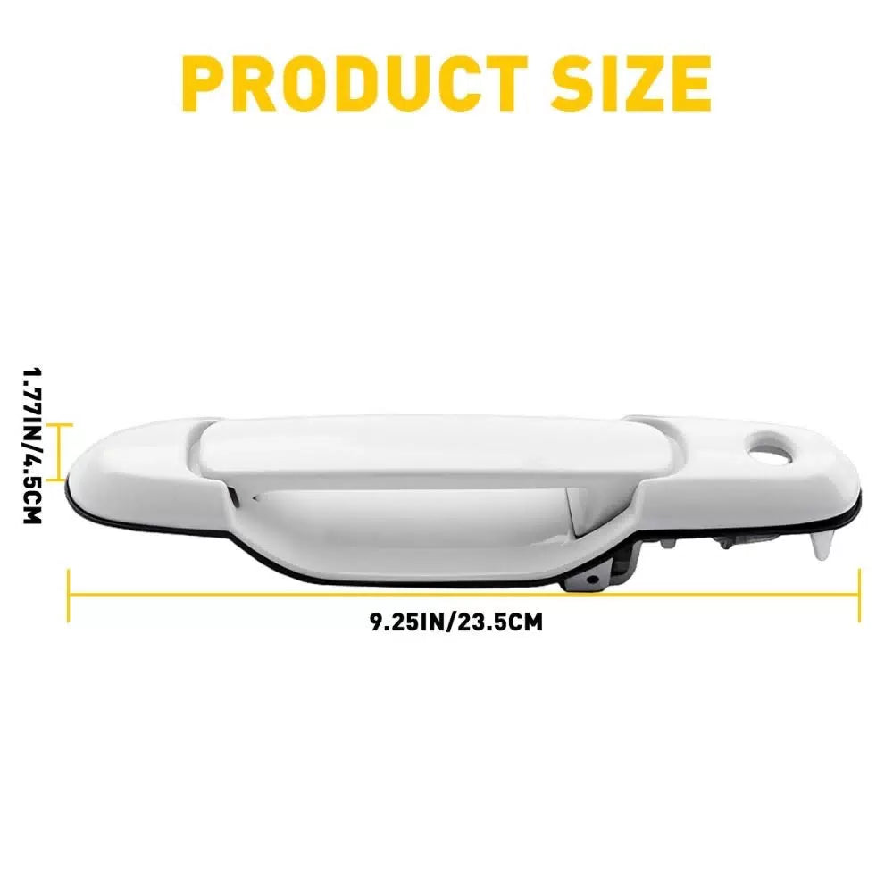 For 1998-2003 Toyota Sienna Front Outside Door Handle Left Driver Side LH White 6B93BC-57 [3]