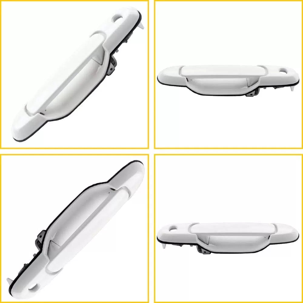 For 1998-2003 Toyota Sienna Front Outside Door Handle Left Driver Side LH White 6B93BC-57 [4]