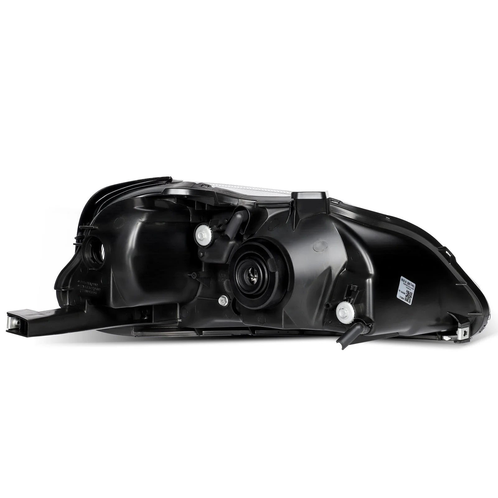 For 1999-2000 Honda Civic Front Headlights Assembly Black Headlamps Left + Right 6B93BC-57 [7]