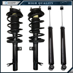 For 2000-2005 Ford Focus (4) Front Complete Struts Spring Assembly + Rear Shock 6B93BC-57 [1]