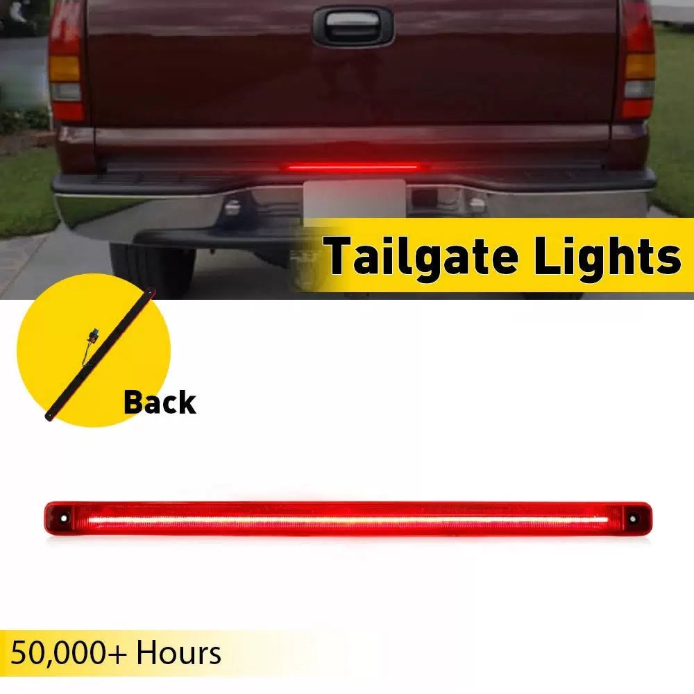 For 2001-2014 Chevy Silverado 2500HD 3500HD LED Rear Tailgate Brake Light Bar EA 6B93BC-57 [1]