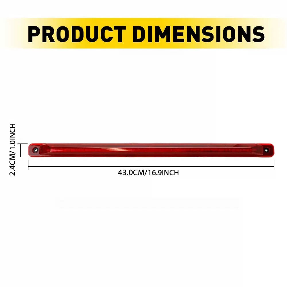 For 2001-2014 Chevy Silverado 2500HD 3500HD LED Rear Tailgate Brake Light Bar EA 6B93BC-57 [5]