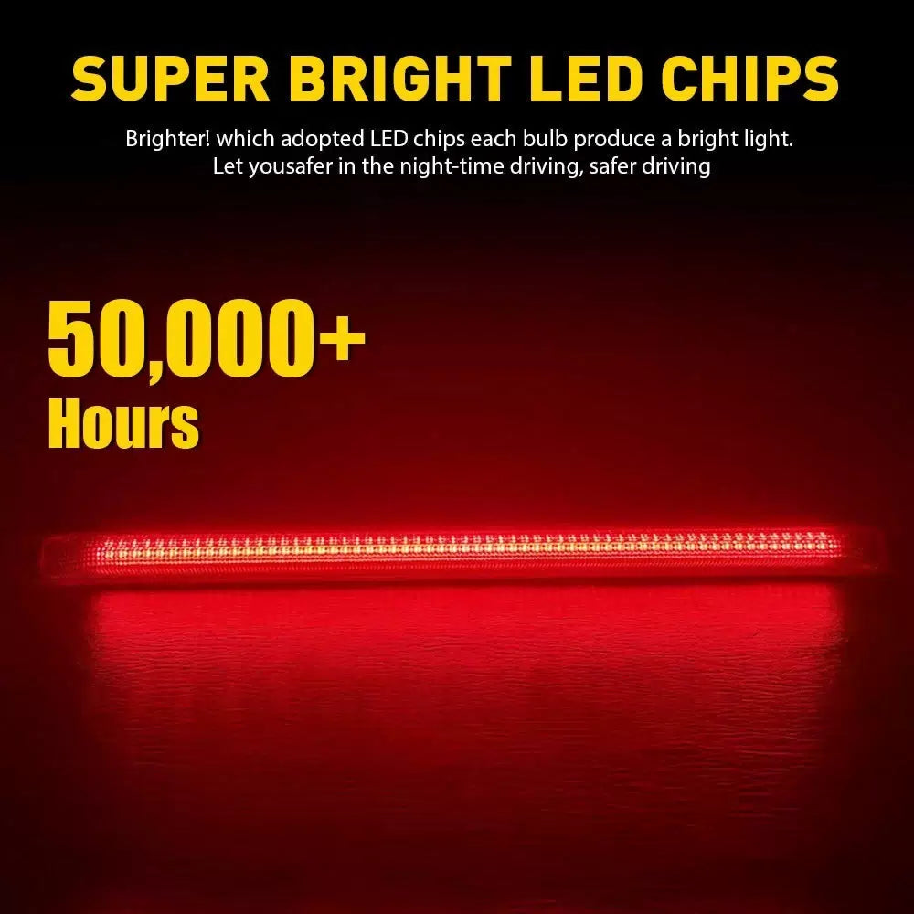 For 2001-2014 Chevy Silverado 2500HD 3500HD LED Rear Tailgate Brake Light Bar EA 6B93BC-57 [6]