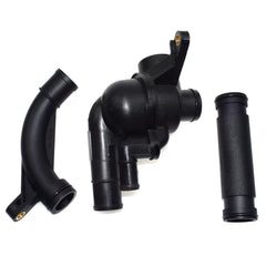 For 2002-2005 Land Rover Freelander Engine Coolant Thermostat Pipe Elbow Kit 6B93BC-57 [2]