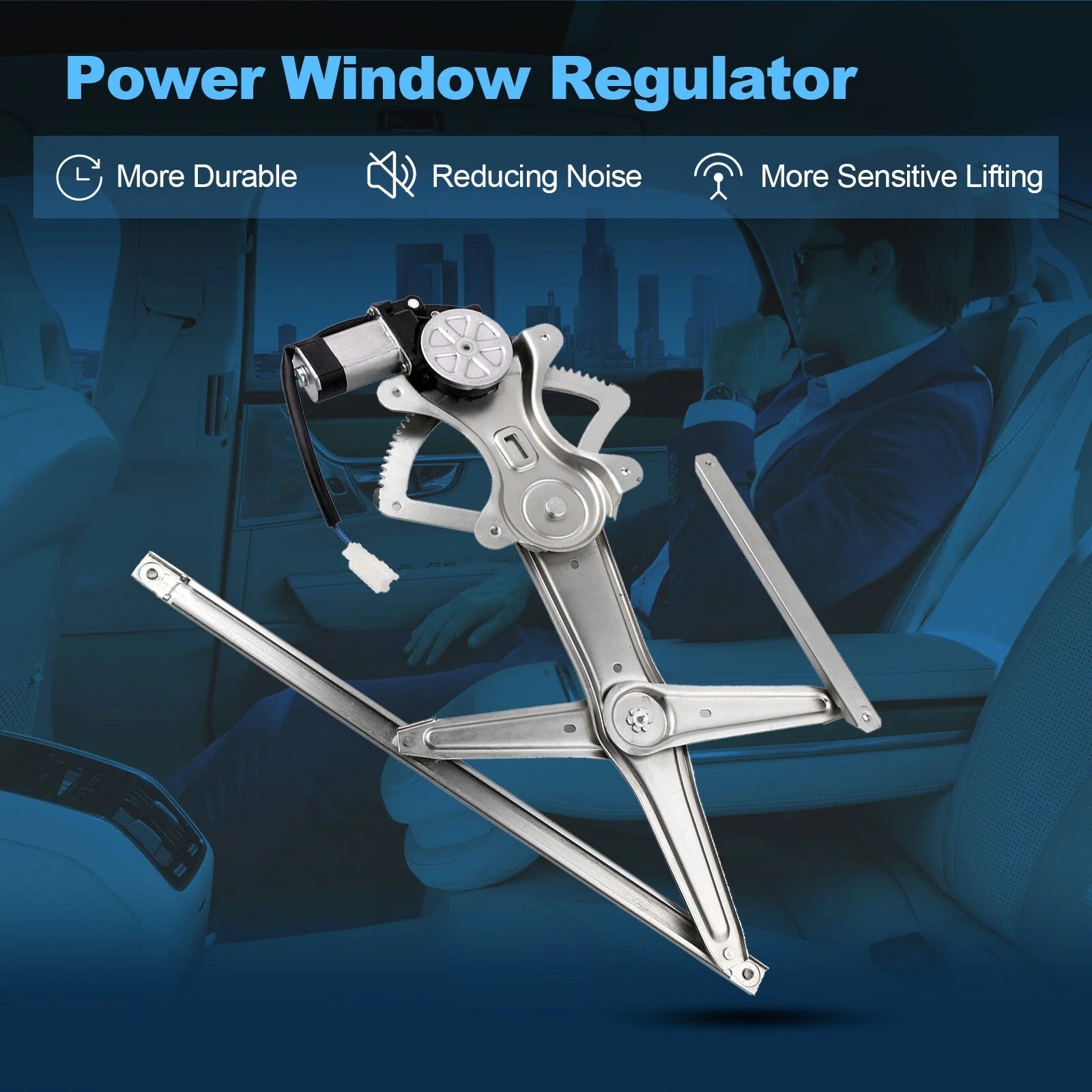 For 2003-08 Toyota for Corolla Front Driver Side Power Window Regulator w/ Motor 6B93BC-57 [1]