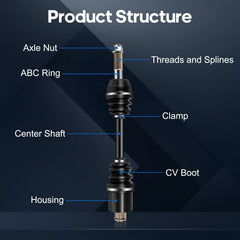 For 2003-2004 Polaris Sportsman 600 & 700 4X Complete CV Joint Axle 6B93BC-57 [2]