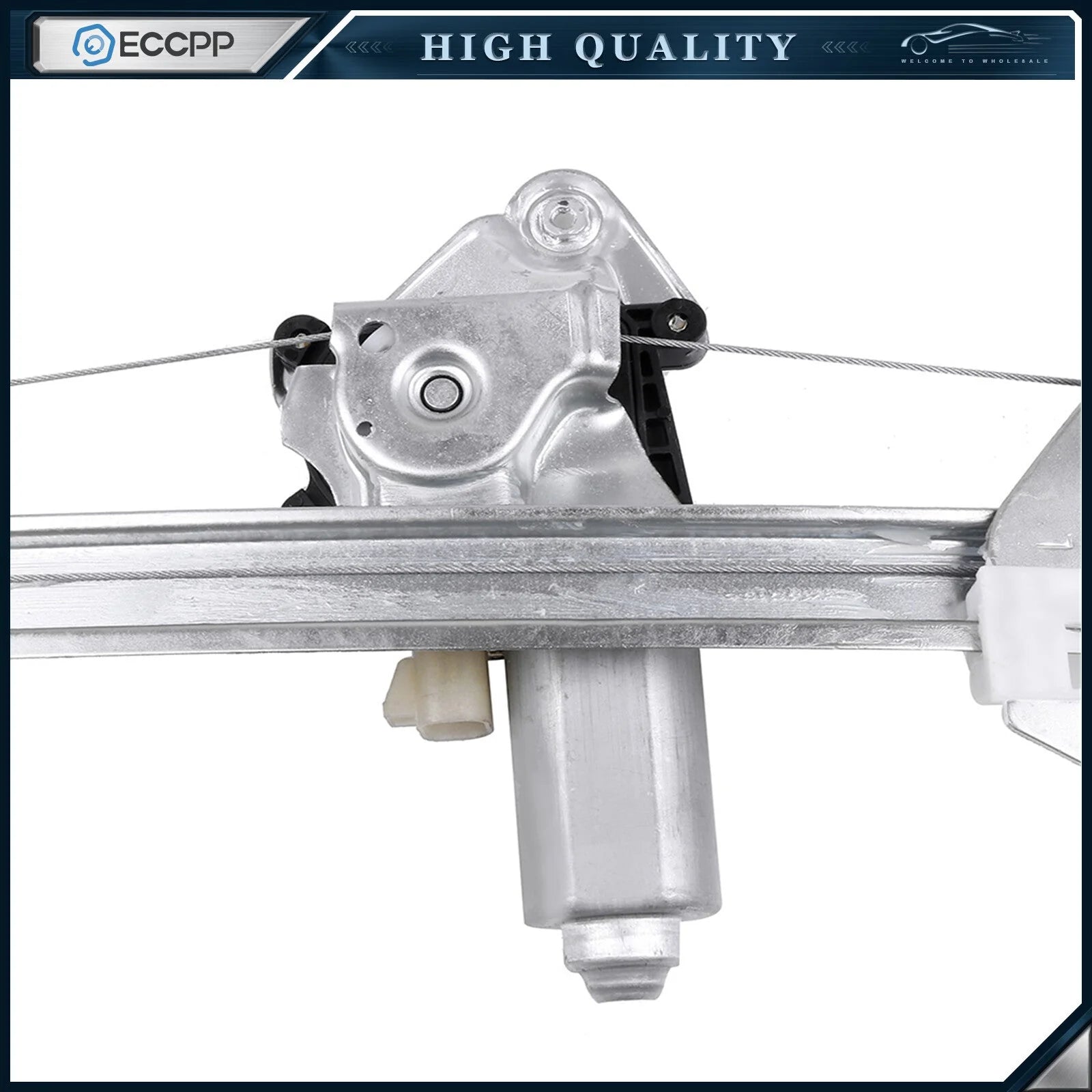 For 2003-2007 Cadillac CTS Rear Driver Side Power Window Regulator with Motor 6B93BC-57 [6]