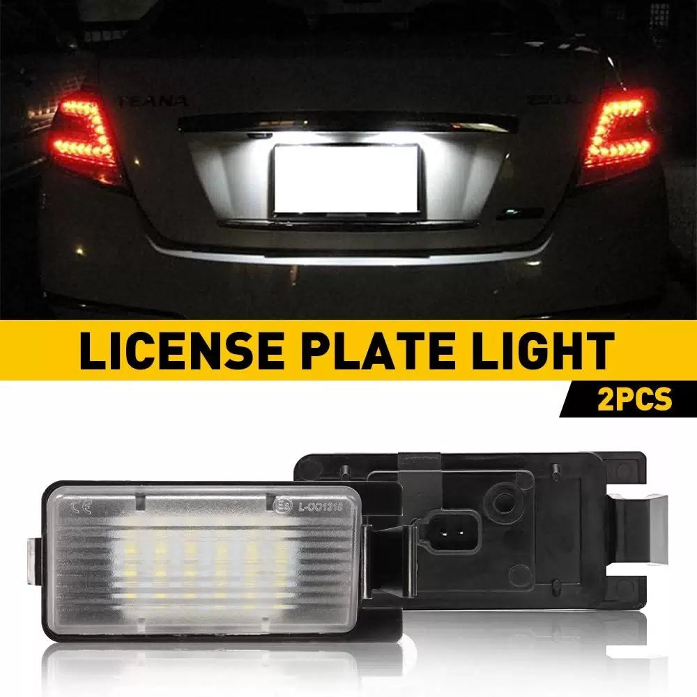 For 2003-2008 NISSAN 350Z 6000K 2PC White LED License Light Plate Lamp Assembly 6B93BC-57 [1]