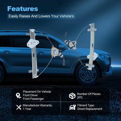 For 2004-2008 Acura TL Front Left Right Power Window Regulator With Motor KOEEP [3]