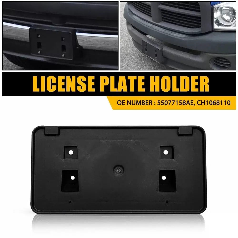 For 2004-2008 Dodge Ram 1500 2500 3500 Front License Plate Tag Holder Bracket EA 6B93BC-57 [1]