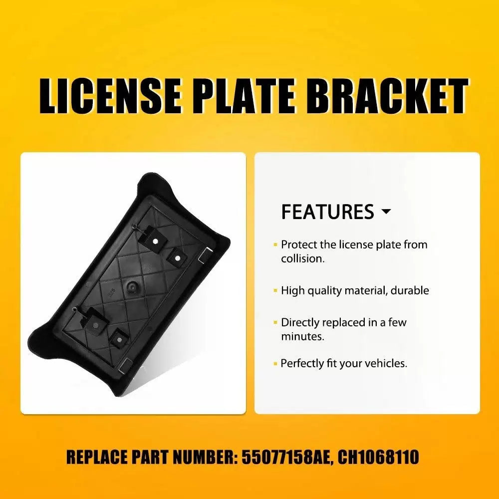 For 2004-2008 Dodge Ram 1500 2500 3500 Front License Plate Tag Holder Bracket EA 6B93BC-57 [6]