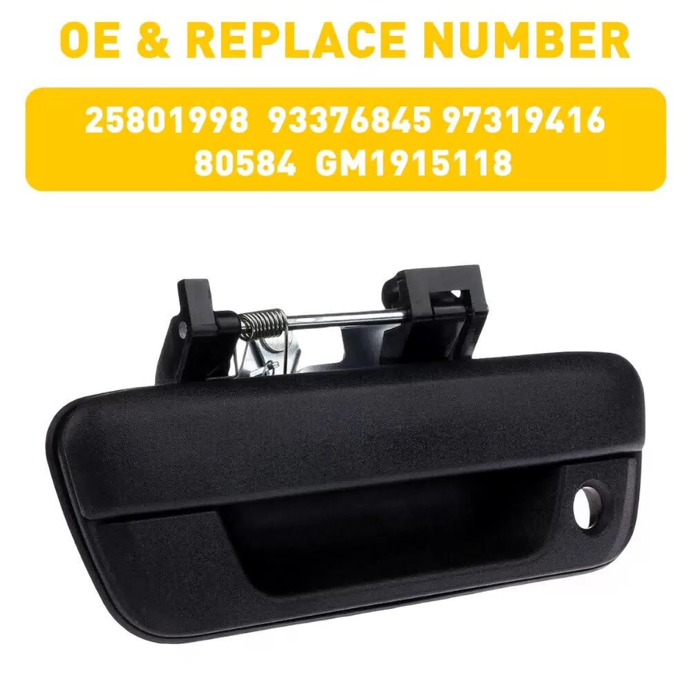 For 2004-2012 Chevy Colorado GMC Canyon Tail Gate Tailgate Handle Textured Black 6B93BC-57 [4]