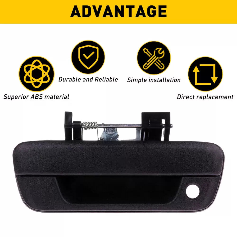 For 2004-2012 Chevy Colorado GMC Canyon Tail Gate Tailgate Handle Textured Black 6B93BC-57 [7]