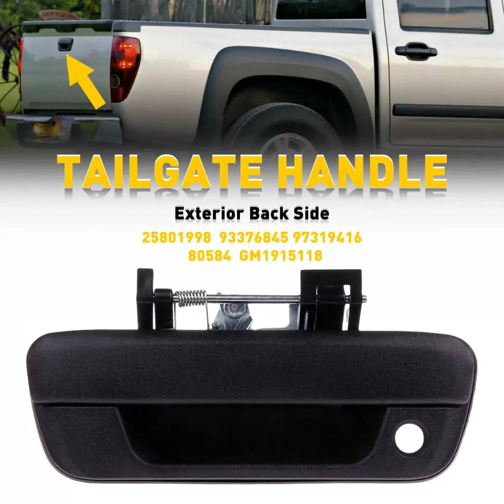 For 2004-2012 Chevy Colorado GMC Canyon Tail Gate Tailgate Handle Textured Black 6B93BC-57 [8]