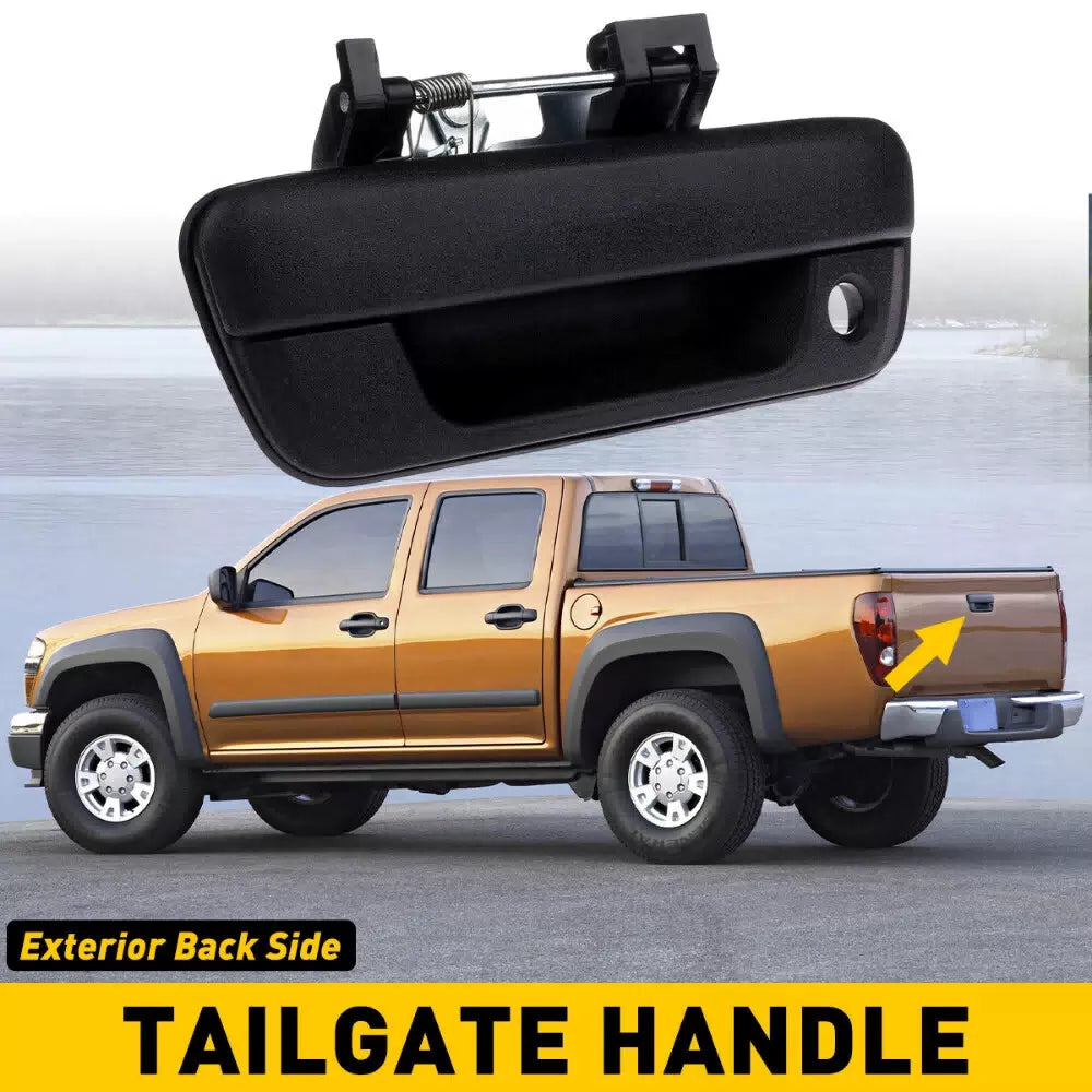 For 2004-2012 Chevy Colorado GMC Canyon Tail Gate Tailgate Handle Textured Black 6B93BC-57 [9]