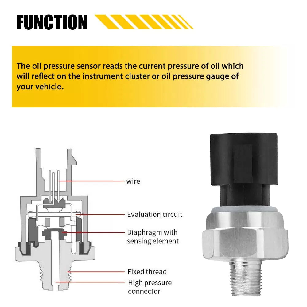 For 2005-2007 Nissan Frontier 4.0L 25070-CD00A Oil Pressure Sensor Sender Switch 6B93BC-57 [5]
