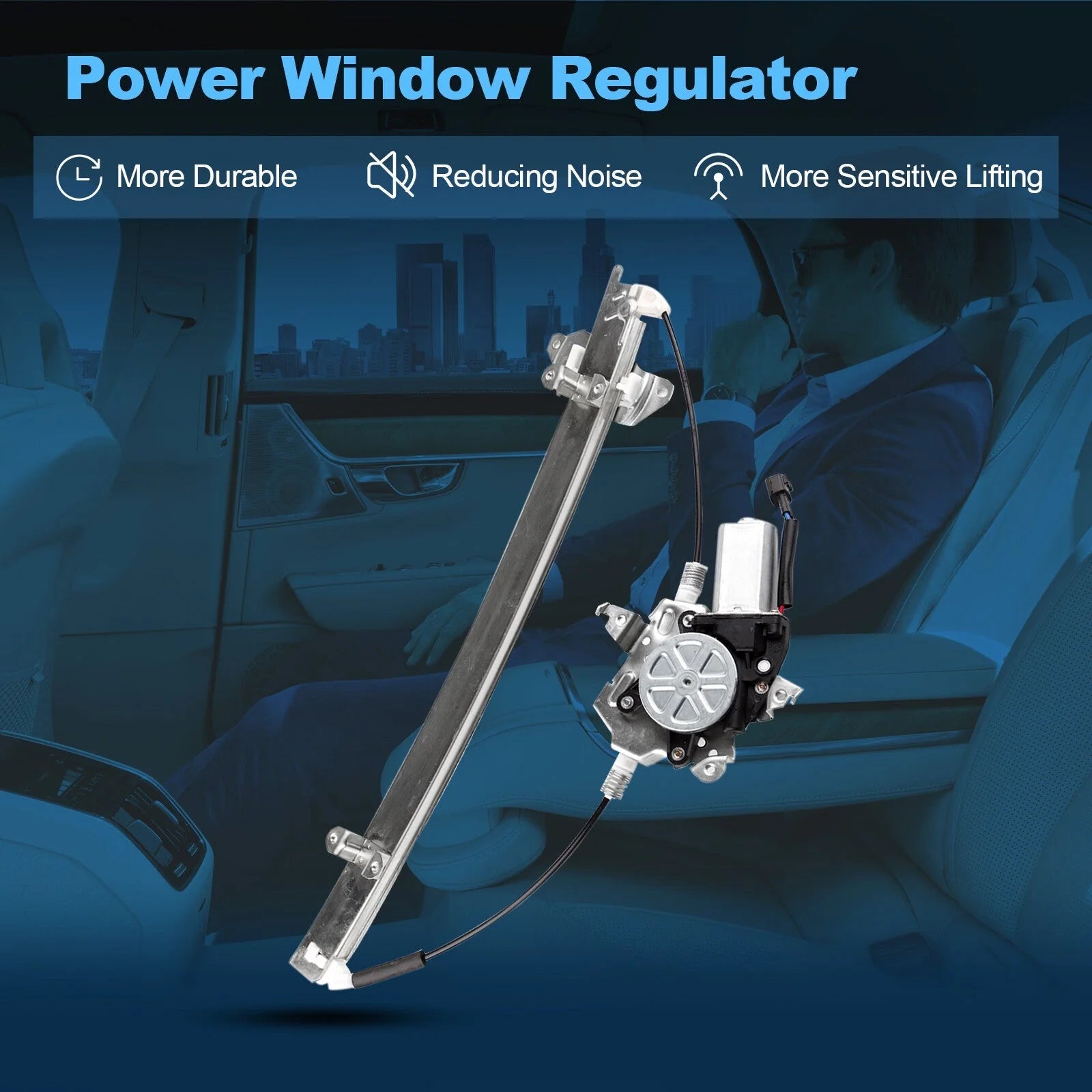 For 2005-2015 Nissan Frontier Front Driver Side Window Regulator with Motor 6B93BC-57 [1]
