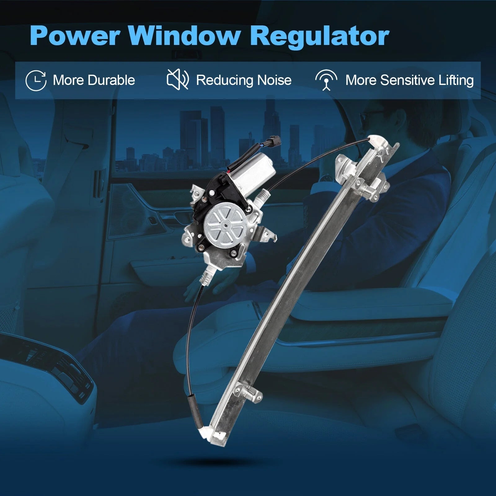 For 2005-2015 Nissan Frontier Front Passenger Side Window Regulator with Motor 6B93BC-57 [1]