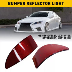 For 2006-2013 Lexus IS250 IS350 Rear Bumper Reflector Light Cover Red LH+RH EOA 6B93BC-57 [3]