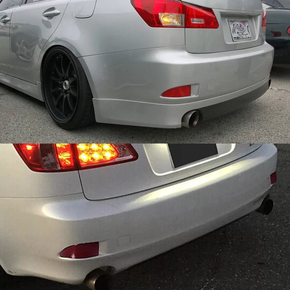 For 2006-2013 Lexus IS250 IS350 Rear Bumper Reflector Light Cover Red LH+RH EOA 6B93BC-57 [9]