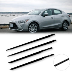 For 2007-2016 Toyota Yaris Sedan Front & Rear Door Window Seal Belt Molding 6B93BC-57 [4]