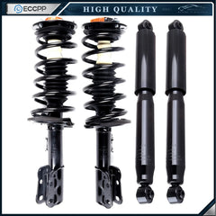 For 2008-10 Saturn Vue 2 Front Complete Struts Springs+2 Rear Shocks Absorber 6B93BC-57 [1]