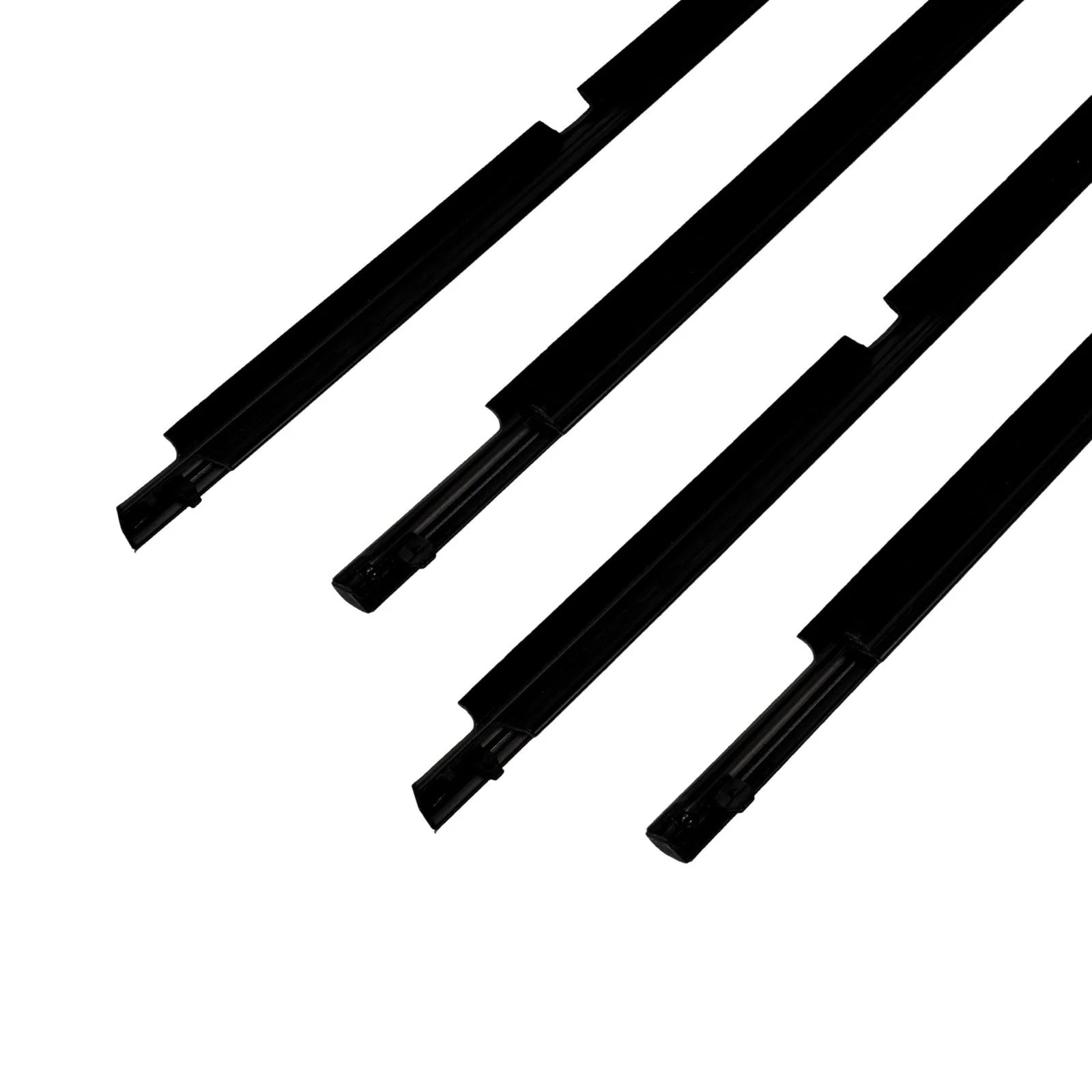 For 2008-2010 Toyota Highlander Door Window Seal Belt Molding Front & Rear KOEEP [9]