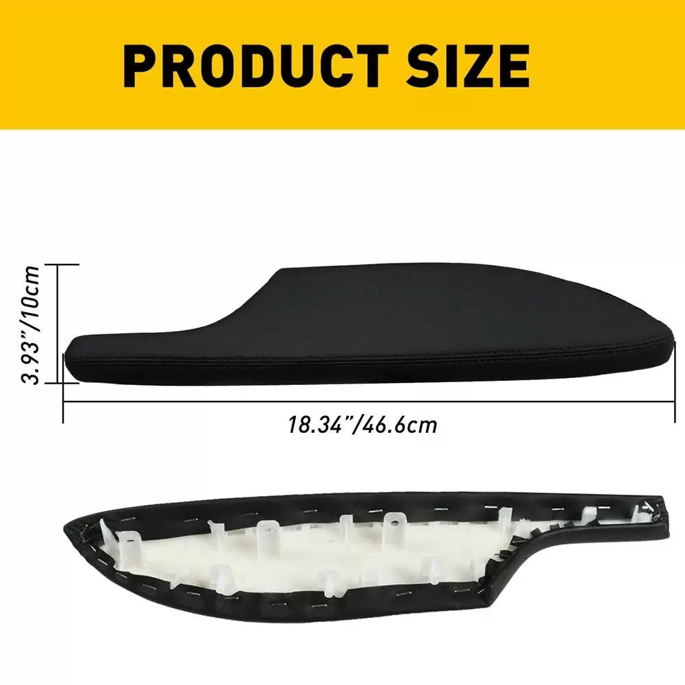 For 2008-2012 Honda Accord Coupe Right Side Armrest Door Panel Black Leather EOA 6B93BC-57 [1]