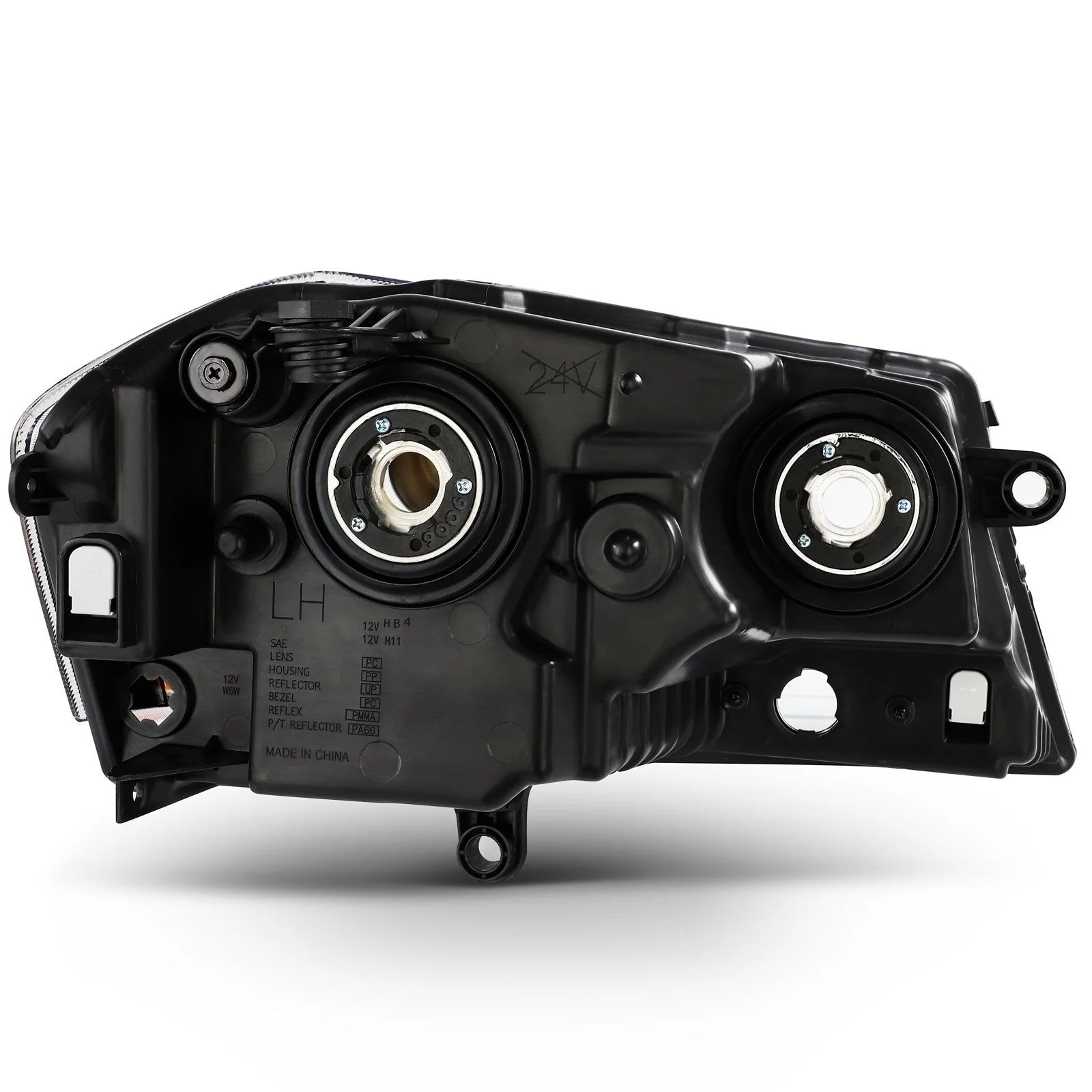 For 2008-2013 2014 Dodge Avenger SXT SE Chrome Housing Headlights Assembly L+R KOEEP [4]