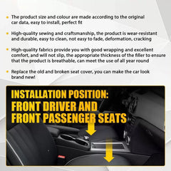 For 2008-2015 Mercedes Benz GLK 250 350 SPORT Driver Passenger Bottom Seat Cover 6B93BC-57 [3]