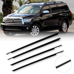 For 2008-2020 Toyota Sequoia Front & Rear Door Window Seal Belt Molding 6B93BC-57 [4]
