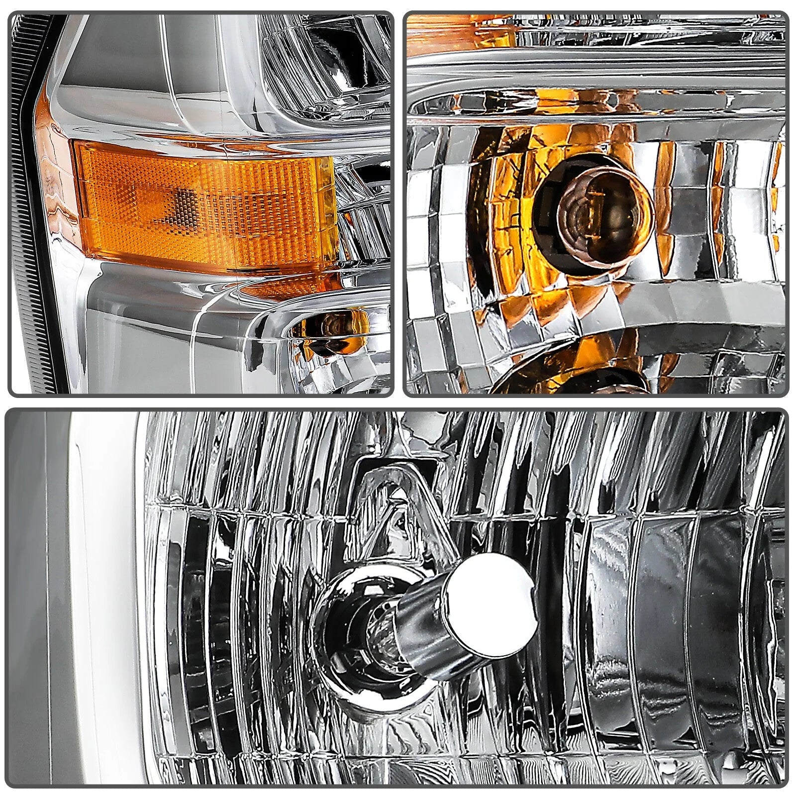 For 2008-2021 Ford E150-E450 F650 F750 Truck Aero Chrome Left Side Headlight 6B93BC-57 [8]