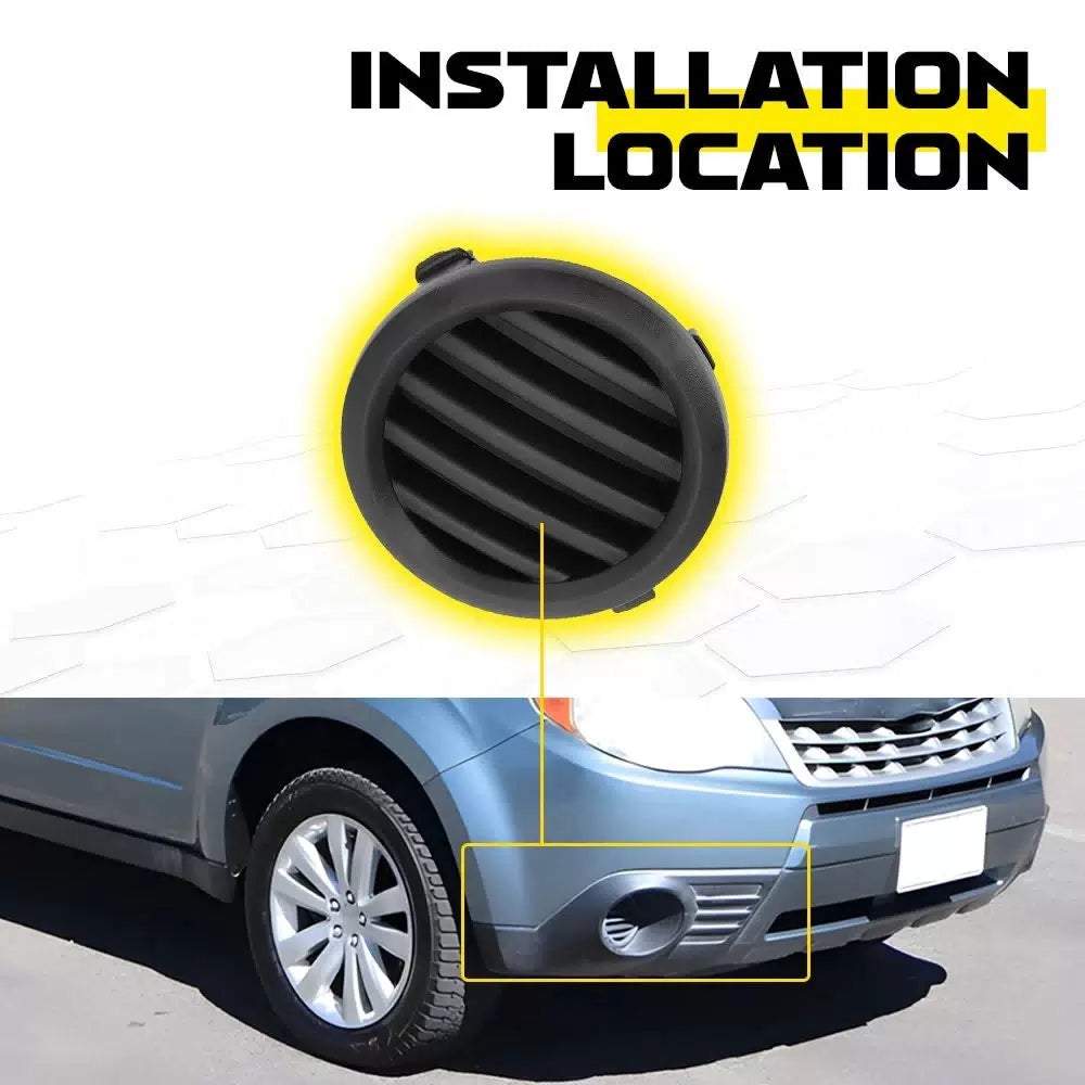 For 2009-2013 Subaru Forester Front Bumper Fog Light Cover LH Left Driver Side A 6B93BC-57 [7]
