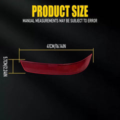 For 2010-12 Mercedes-Benz GL-Class Red Rear Bumper Reflector Lens 1648200974 EOA 6B93BC-57 [2]