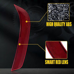 For 2010-12 Mercedes-Benz GL-Class Red Rear Bumper Reflector Lens 1648200974 EOA 6B93BC-57 [4]