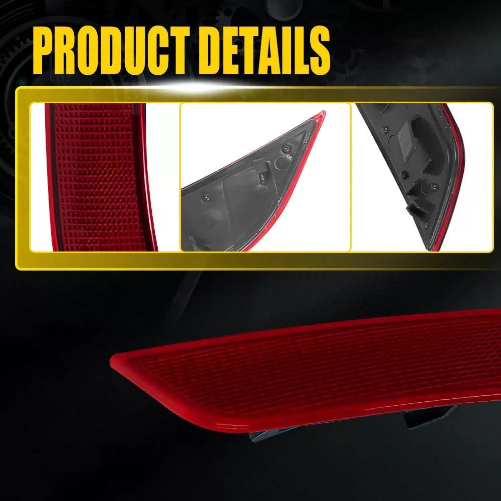 For 2010-12 Mercedes-Benz GL-Class Red Rear Bumper Reflector Lens 1648200974 EOA 6B93BC-57 [7]