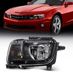 For 2010 2011-2013 Chevy Camaro Black Housing Headlight Assembly Left Side 6B93BC-57 [1]