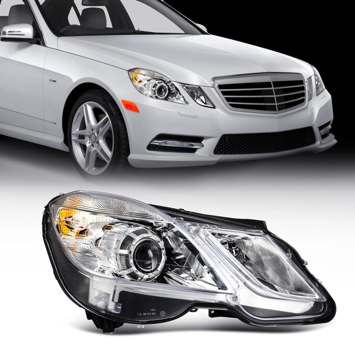 For 2010-2012 2013 Mercedes Benz E350 E400 E550 Right Side Headlight Assembly 6B93BC-57 [1]