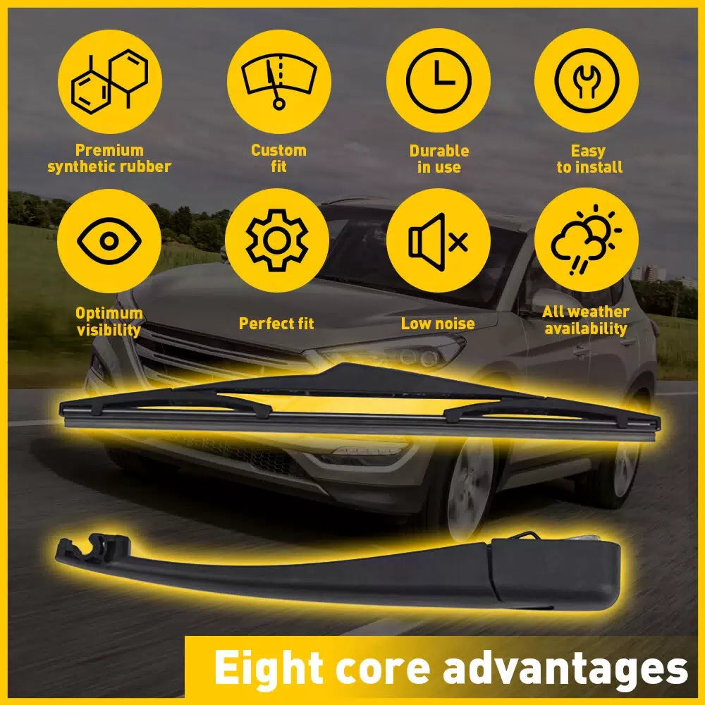 For 2010 - 2017 Hyundai Tucson Rear Window Windshield Wiper Arm With Blade Set A 6B93BC-57 [7]