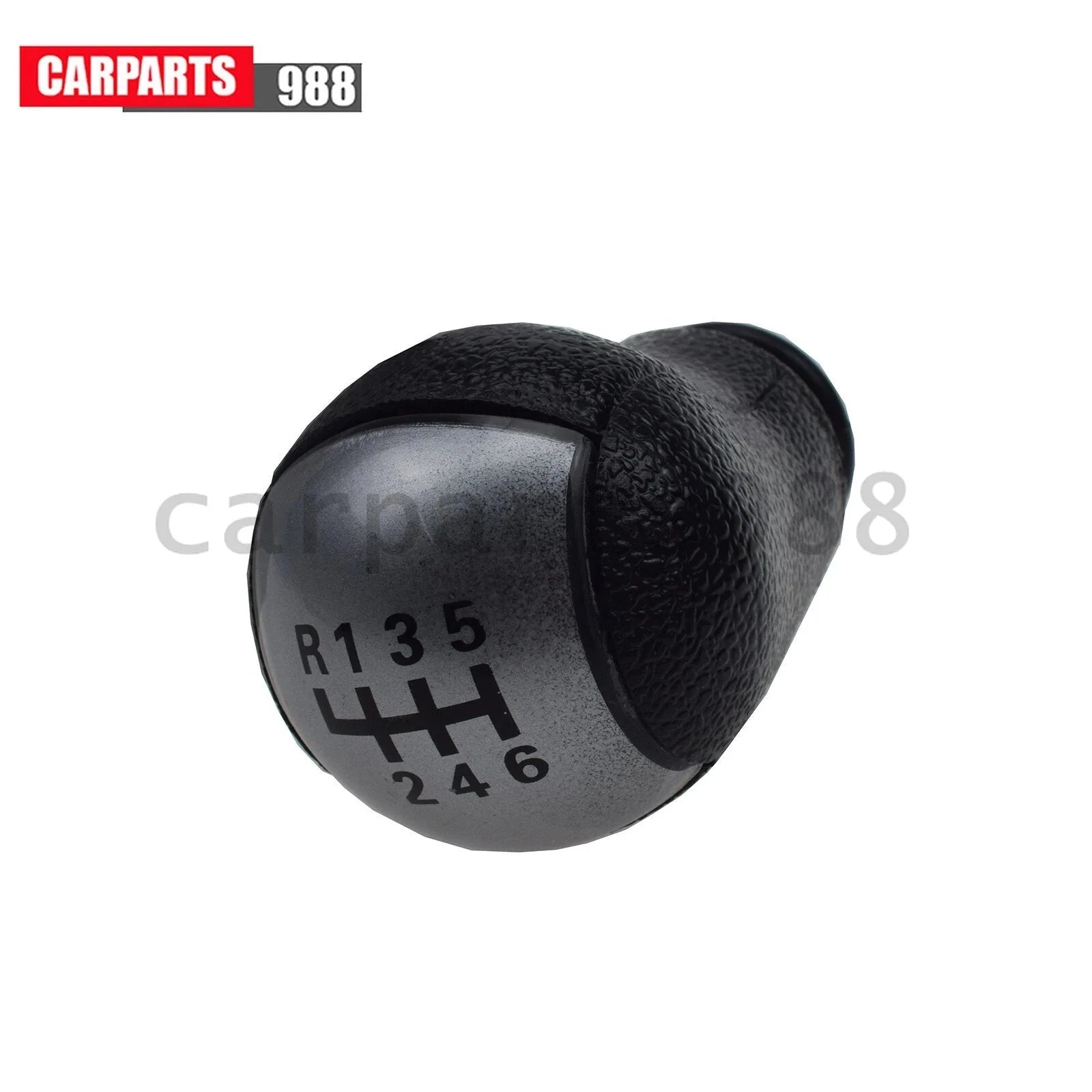 For 2011-14 Ford Mustang Black+Silver 6-Speed Manual Gear Shift Knob BR3Z-7213-A 6B93BC-57 [9]