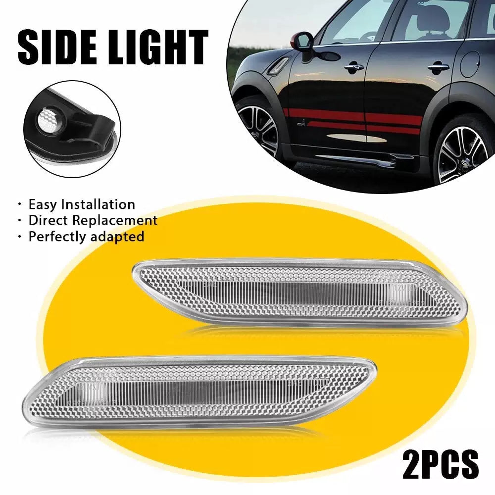 For 2011-16 MINI Cooper R60 R61 Countryman Clear Front Side Marker Light Housing 6B93BC-57 [11]