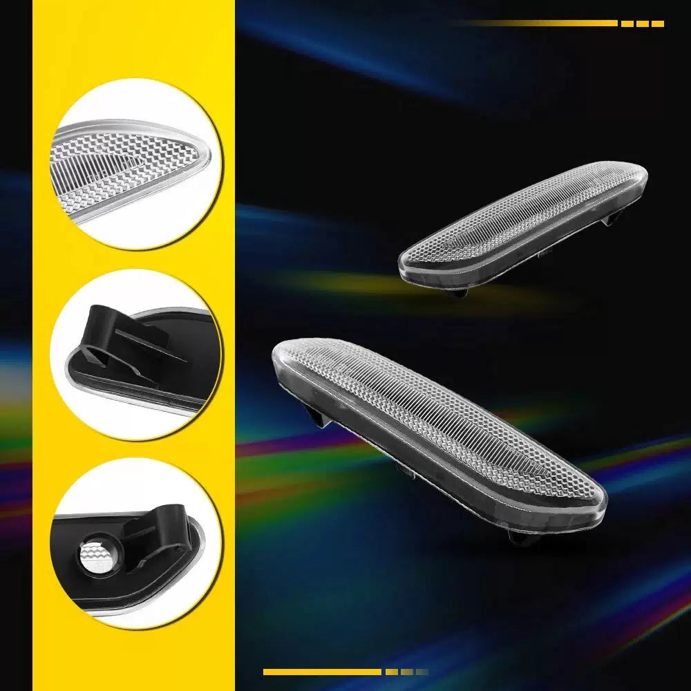 For 2011-16 MINI Cooper R60 R61 Countryman Clear Front Side Marker Light Housing 6B93BC-57 [7]