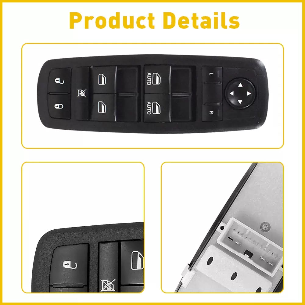For 2011-2013 Dodge Durango Front Door Master Power Window Switch 68086693AC EOA 6B93BC-57 [11]